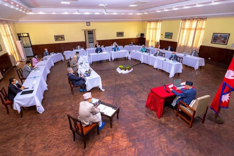 बालुवाटारमा बसेको मन्त्रिपरिषद्को बैठक सम्पन्न