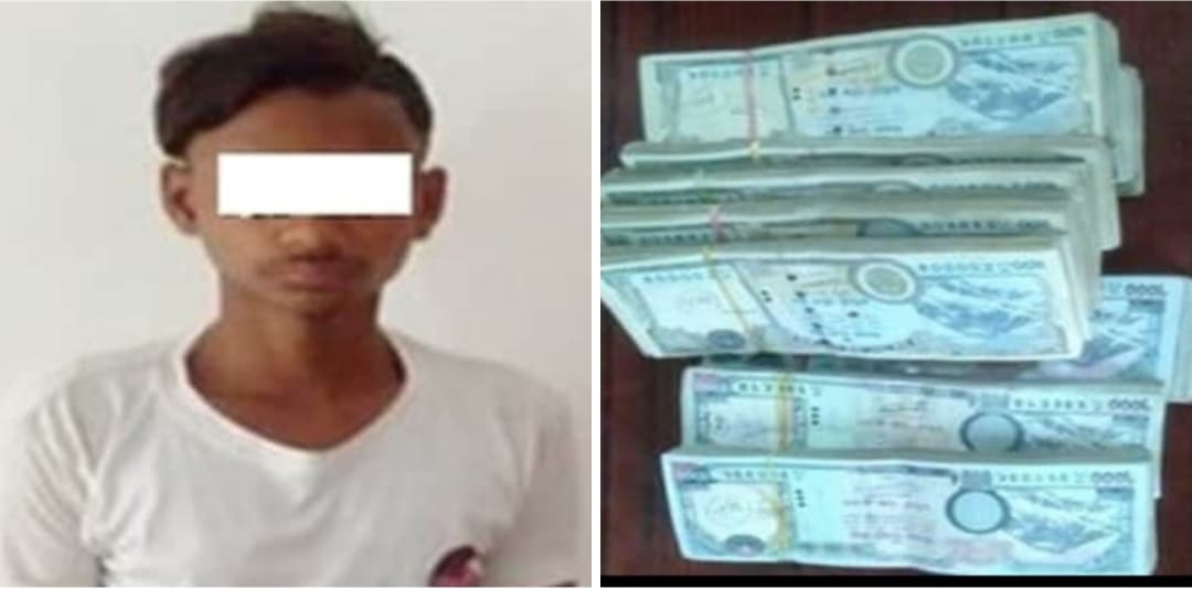 श्रोत नखुलेको ११ लाख रकम सहित एक साइकल चालक पक्राउ