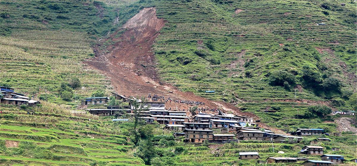 सिन्धुपाल्चोक लिदि पहिरो: मृतकको सङ्ख्या ३२ पुग्यो, अन्य सातको खोजी कार्य जारि