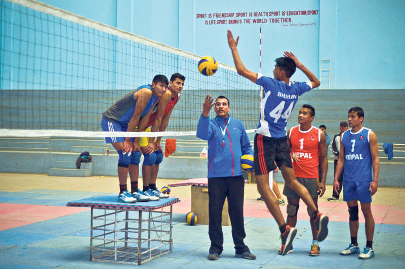 नेपाली राष्ट्रिय भलिबल खेलाडीहरुको कोरोना बीमा गरिने