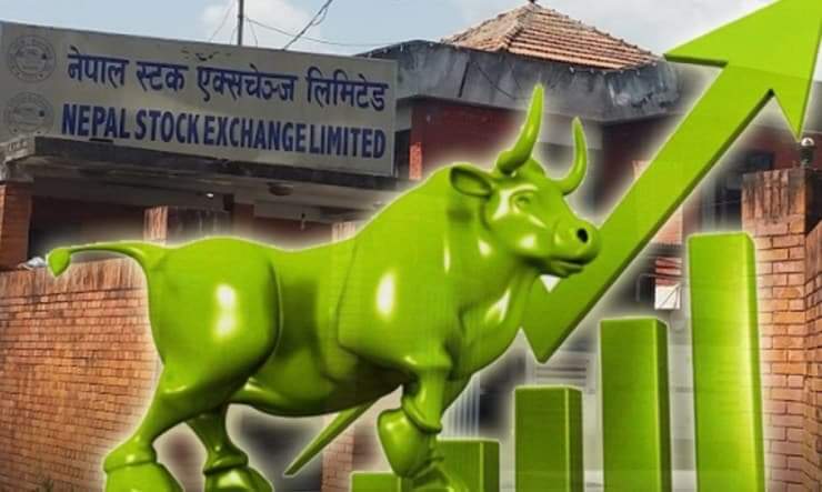 बुधवार नेप्से झण्डै १४ अङ्कले वृद्धि