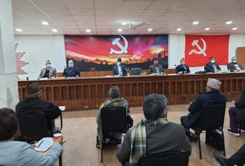 लामाको निधनमा शोक प्रस्ताव पारित गरेपछि नेकपा बैठक स्थगित हुने