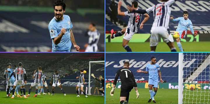 प्रिमियर लिग: वेस्ट ब्रुमलाई ५-० ले हराउँदै म्यानचेस्टर शीर्ष स्थानमा ﻿