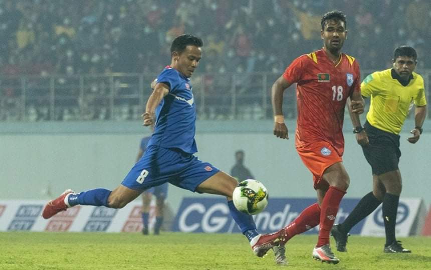 त्रिदेशीय कप फूटबल: उपाधिका लागि आज नेपाल र बंगलादेश भिड्दै