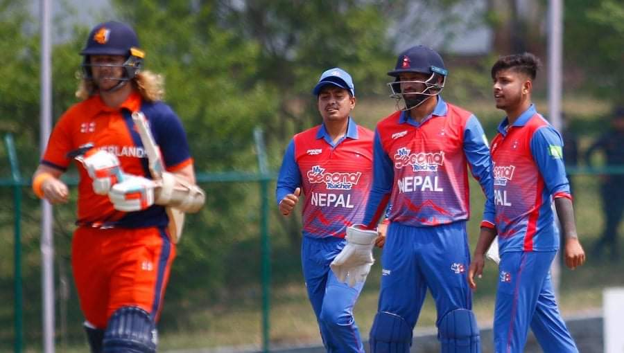 त्रिदेशीय क्रीकेट: आज नेपाल र नेदरल्यान्ड्सबीच प्रतिस्पर्धा हुँदै