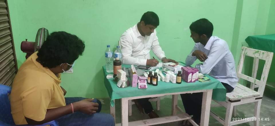 निशुल्क स्वास्थ्य शिविर सम्पन्न, औषधी पनि  वितरण