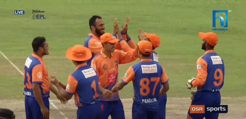 इपीएल: काठमाडौं किङ्सलाई ७ रनले हराउँदै विराटनगर विजयी