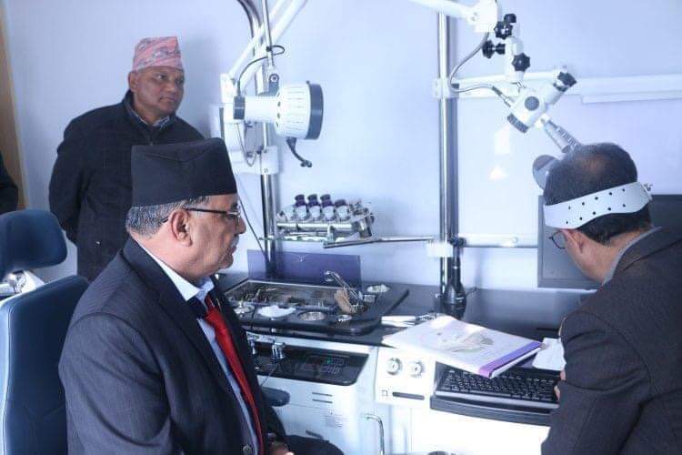 स्वास्थ्यमा समस्या देखिएपछि माओवादी केन्द्रका अध्यक्ष प्रचण्ड अस्पताल भर्ना