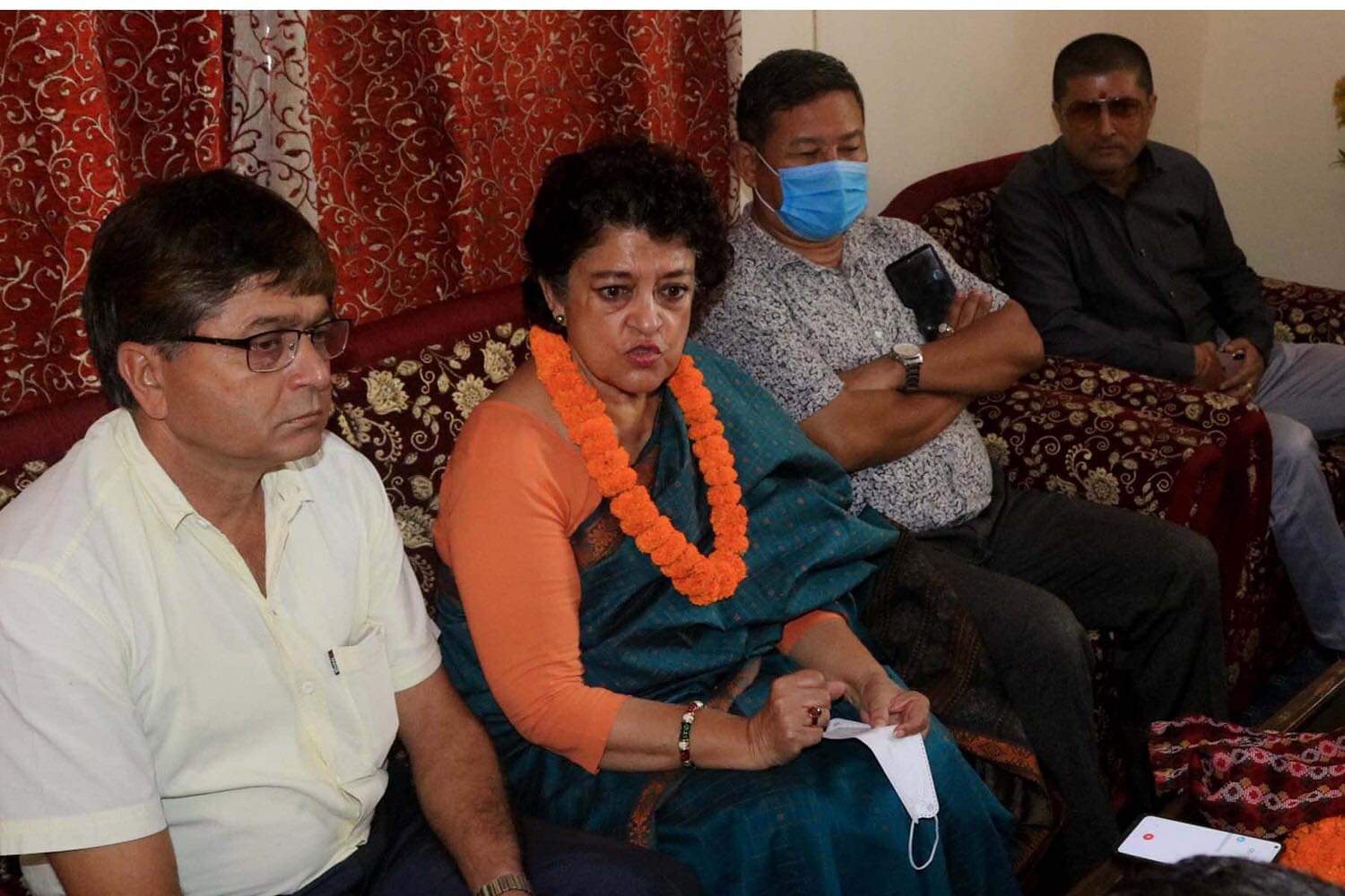 कांग्रेसको सभापतिमा उम्मेदवारी दिने सुजाता कोइरालाको घोषणा