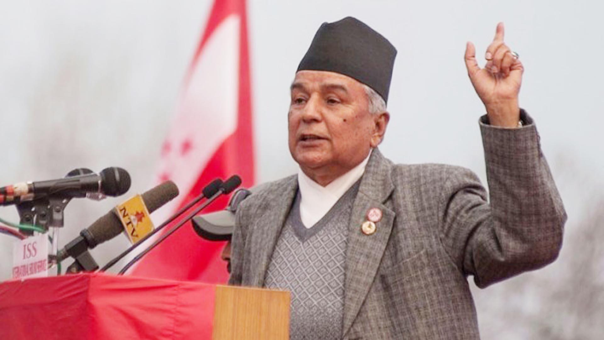 महाधिवेशनमा वरिष्ठ नेता पौडेलले मतदान नगर्ने