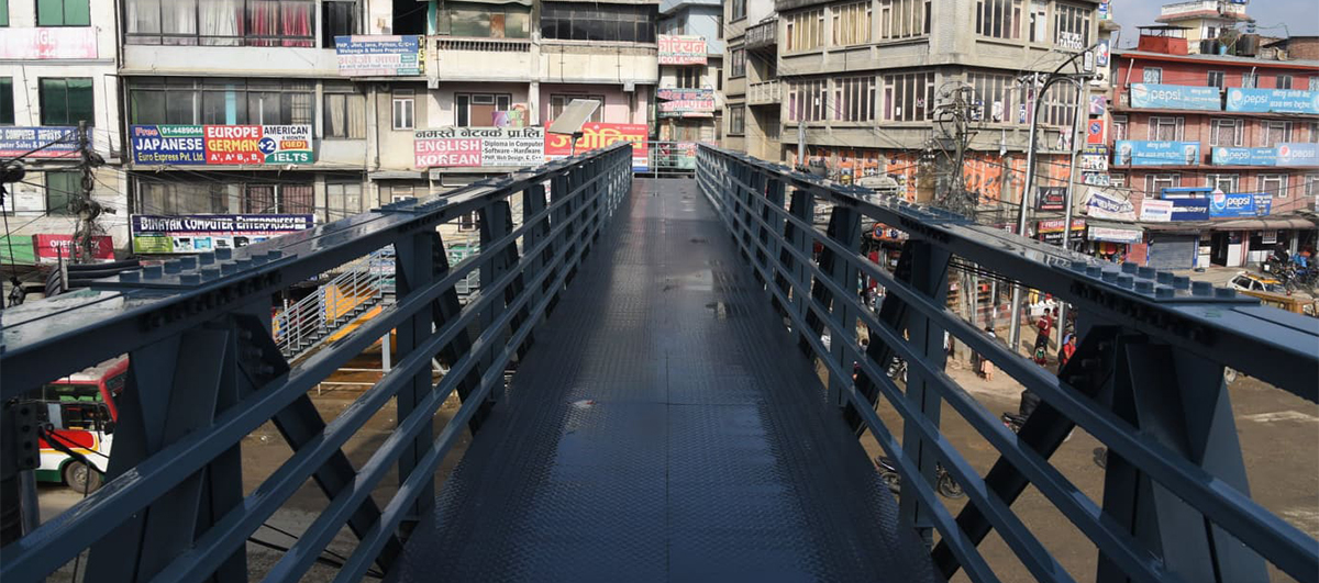 तीन वर्ष पहिले ठेक्का भए पनि कोटेश्वर चोकमा आकाशे पुल निर्माण हुनसन