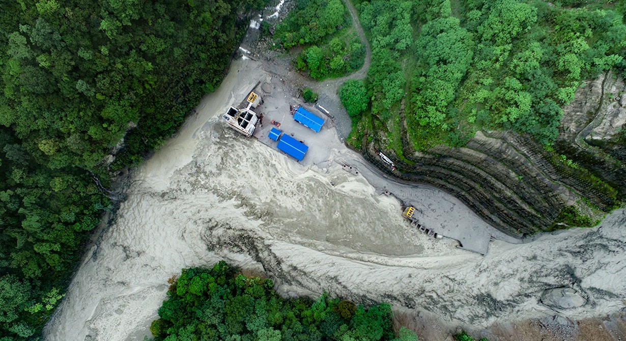 मेलम्ची खानेपानी आयोजनाको सुरुङ सफाइ अन्तिम चरणमा