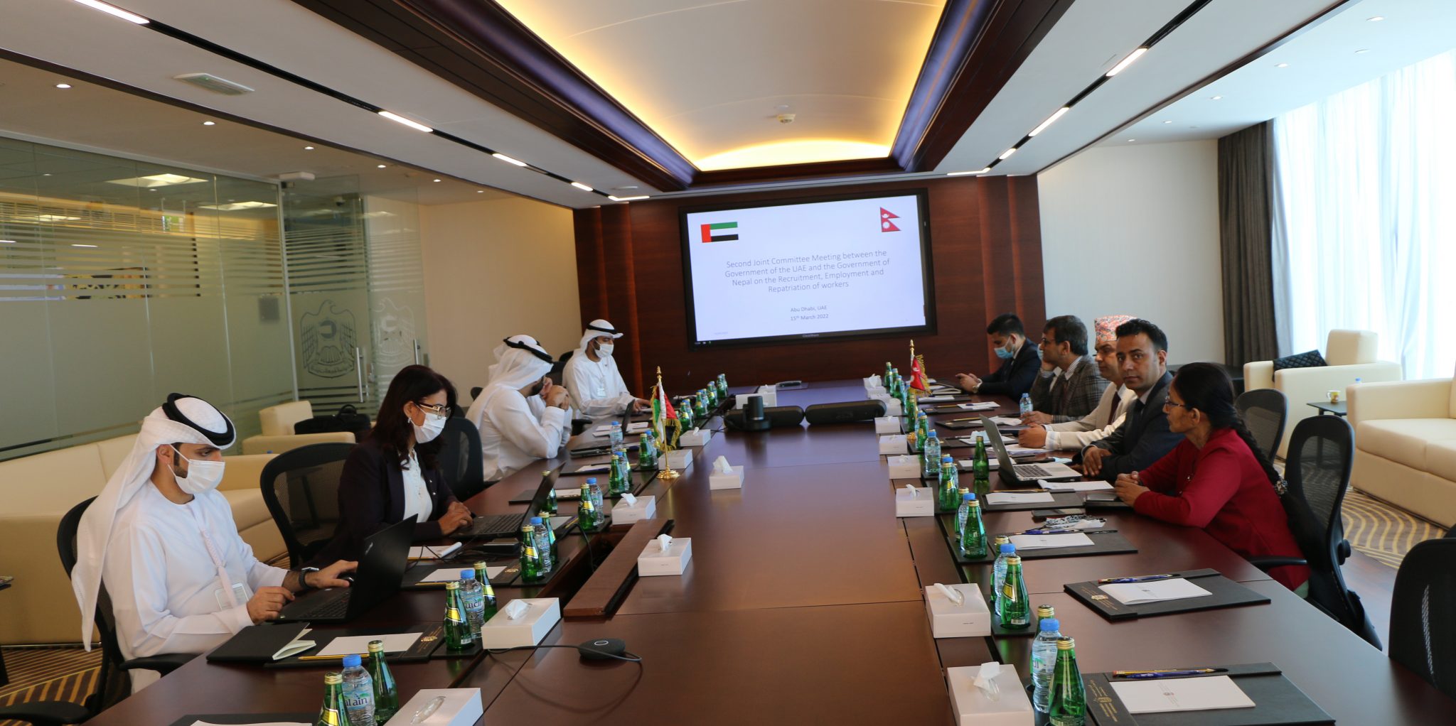 युएई – नेपाल बैठक नेपाली श्रमिकको भर्ना निःशुल्क गर्न युएई सहमत