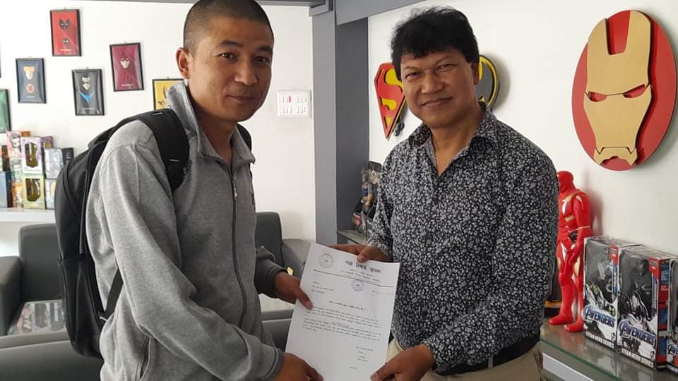 नेवाः विद्यार्थी युनियनले बुझाए ज्ञापनपत्र