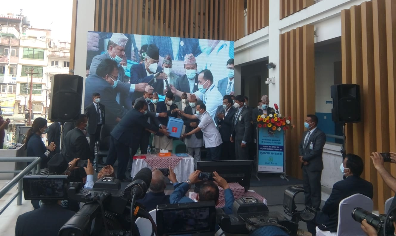 प्रधानमन्त्रीद्वारा टाइफाइडविरुद्धको खोपको उद्घाटन,नजिकैको खोप केन्द्रमा गएर लगाउन सकिने