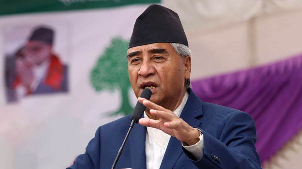 एमालेलाई भोट नदिन प्रधानमन्त्री देउवाको अपिल