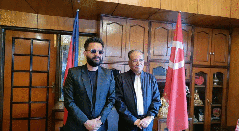 काठमाडौंका मेयर बालेन र प्रचण्डबीच भेटवार्ता