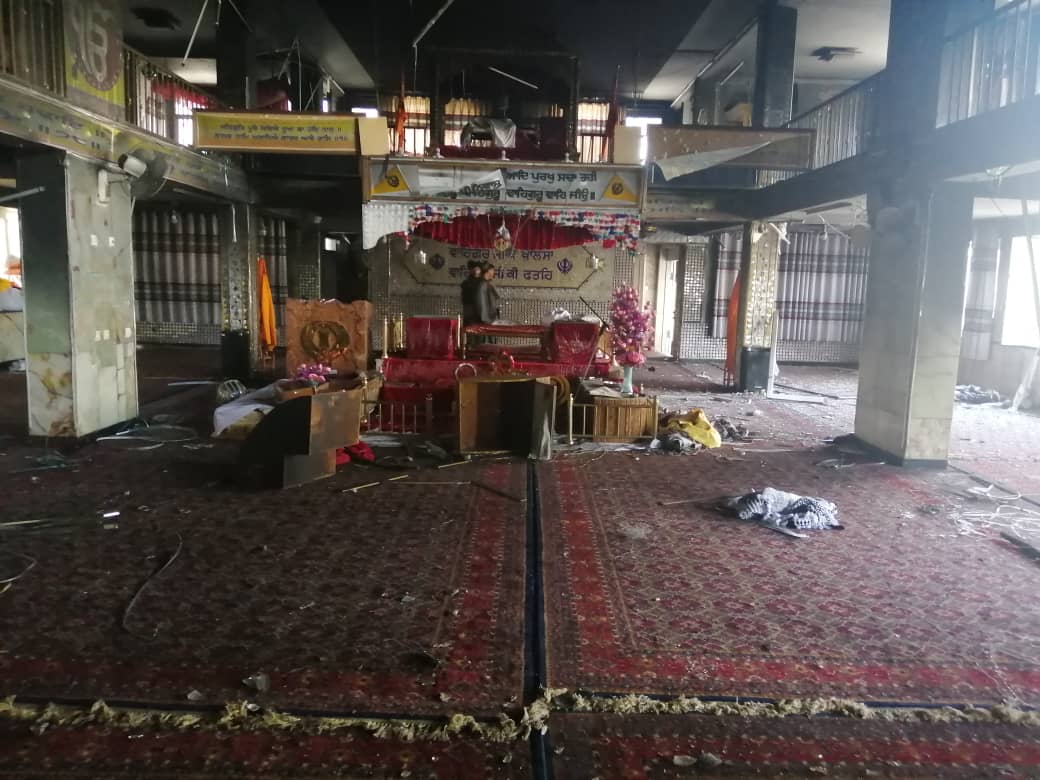 काबुलको सिख मन्दिरमा आक्रमणः दुई जनाको मृत्यु,  आक्रमणकारीहरू पनि मारिए