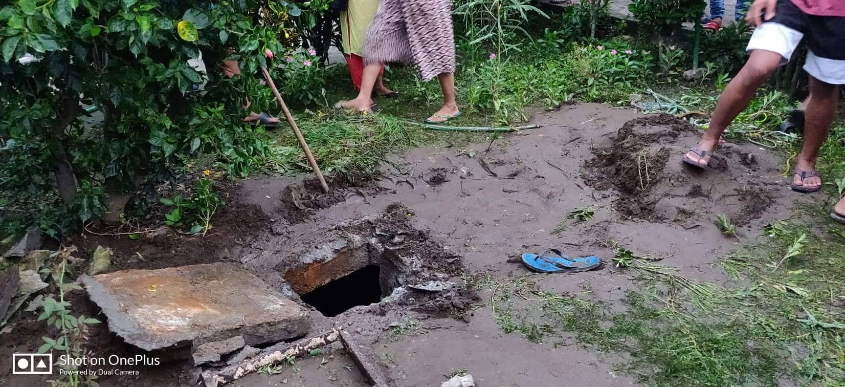 सेफ्टी ट्याङ्कीमा खसेर दुई जनाको मृत्यु