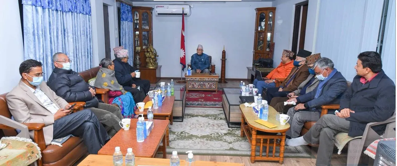 एमाले सचिवालय बैठक बस्दै