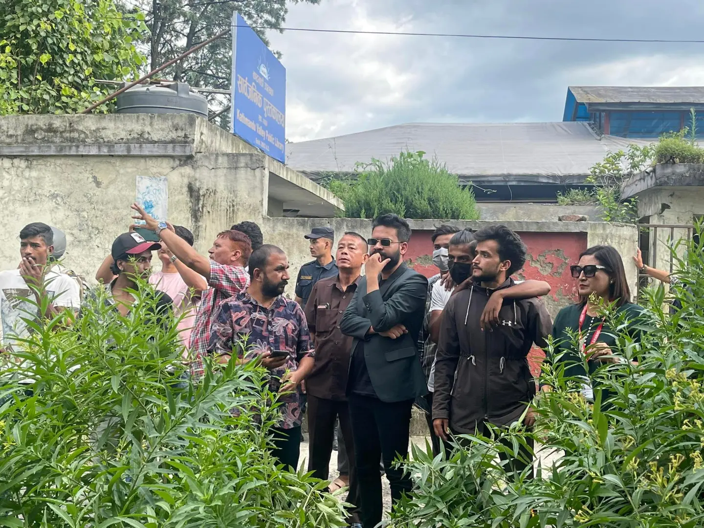 भृकुटीमण्डपको आगलागी स्थलमा काठमाडौंका मेयर बालेन्द्र पुगे