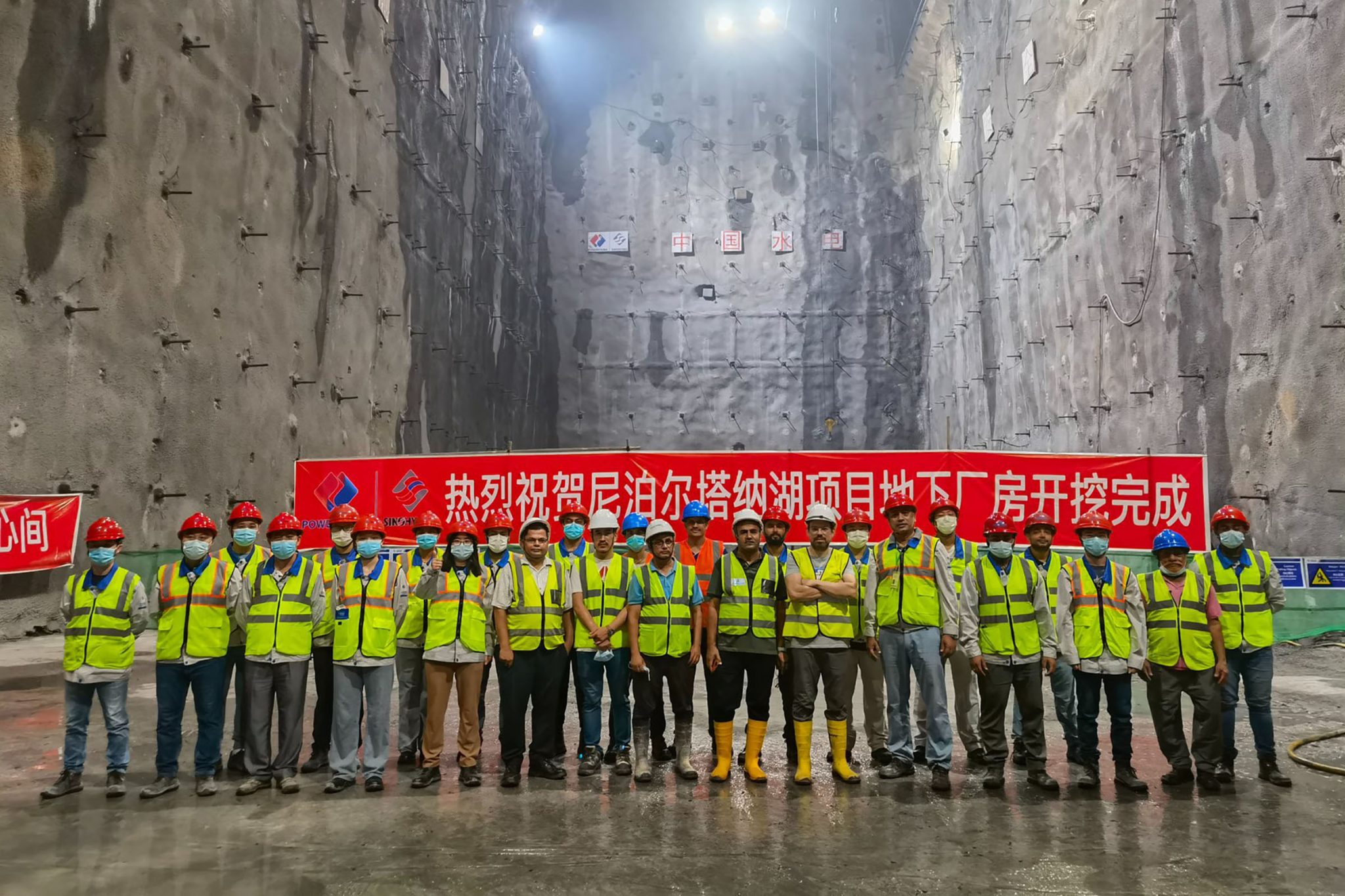 तनहुँ जलविद्युत आयोजना : भूमिगत विद्युत गृहको सुरुङ खन्ने काम सम्पन्न