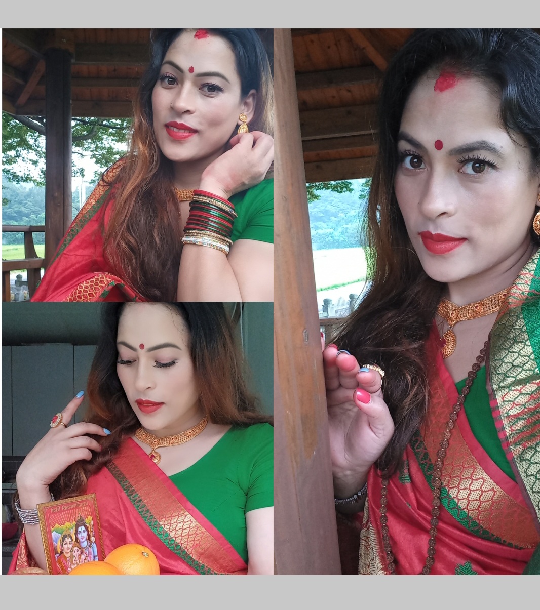 पत्रकार सविना कार्कीको रमाइलो तीज यस्तो रह्यो  (फाेटाे फिचर )