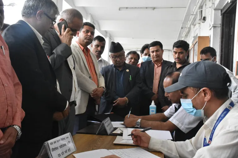 निर्वाचन प्रयोजनका लागि एमाले आयोगमा दर्ता
