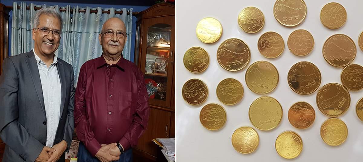 ओलीको एक मुठ्ठी सिक्का उपहारसहितको सन्देश ‘यहाँ छलछाम, घम्साघम्सी सबै हुन्छ, नआत्तिनु’