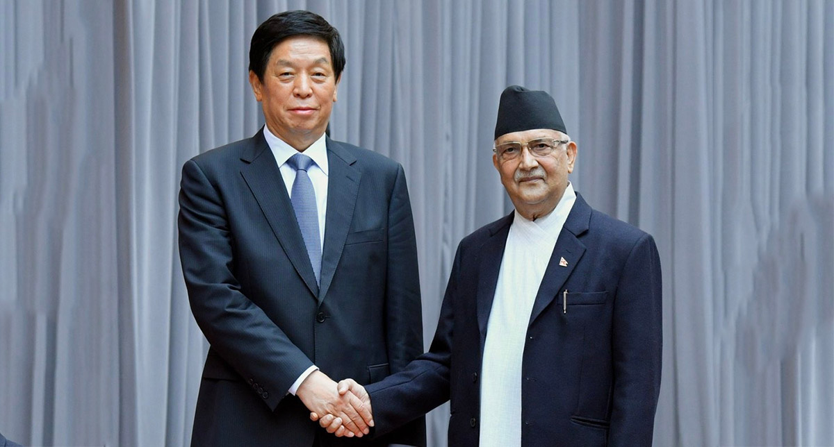 अध्यक्ष ओली र प्रमुख ली चान्सुबीच भेटवार्ता