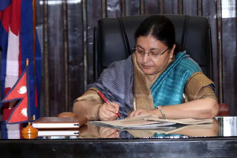 राष्ट्रपति भण्डारीको निर्णयलाई ईतिहासले प्रशंसा गर्नेछ!