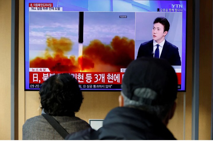 उत्तर कोरियाद्वारा जापानतर्फ मिसाइल प्रहार