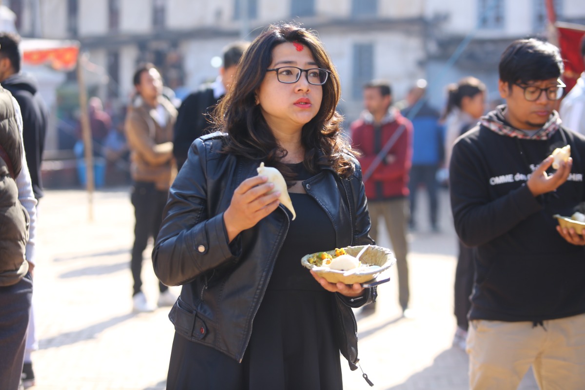 १९औं राष्ट्रिय ज्यापु दिवस- चामलको पिठोको रोटीभित्र चाकु राखेर रोटी बनाएर खाने प्रचलन छ