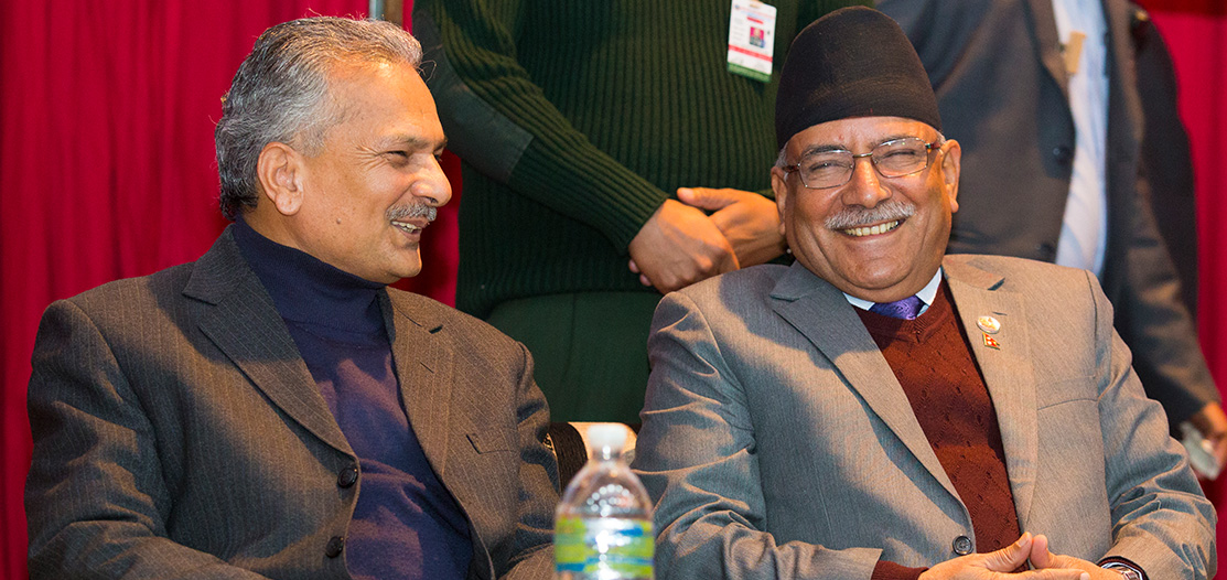 माओवादीसँग पार्टी एकता गर्दै बाबुराम