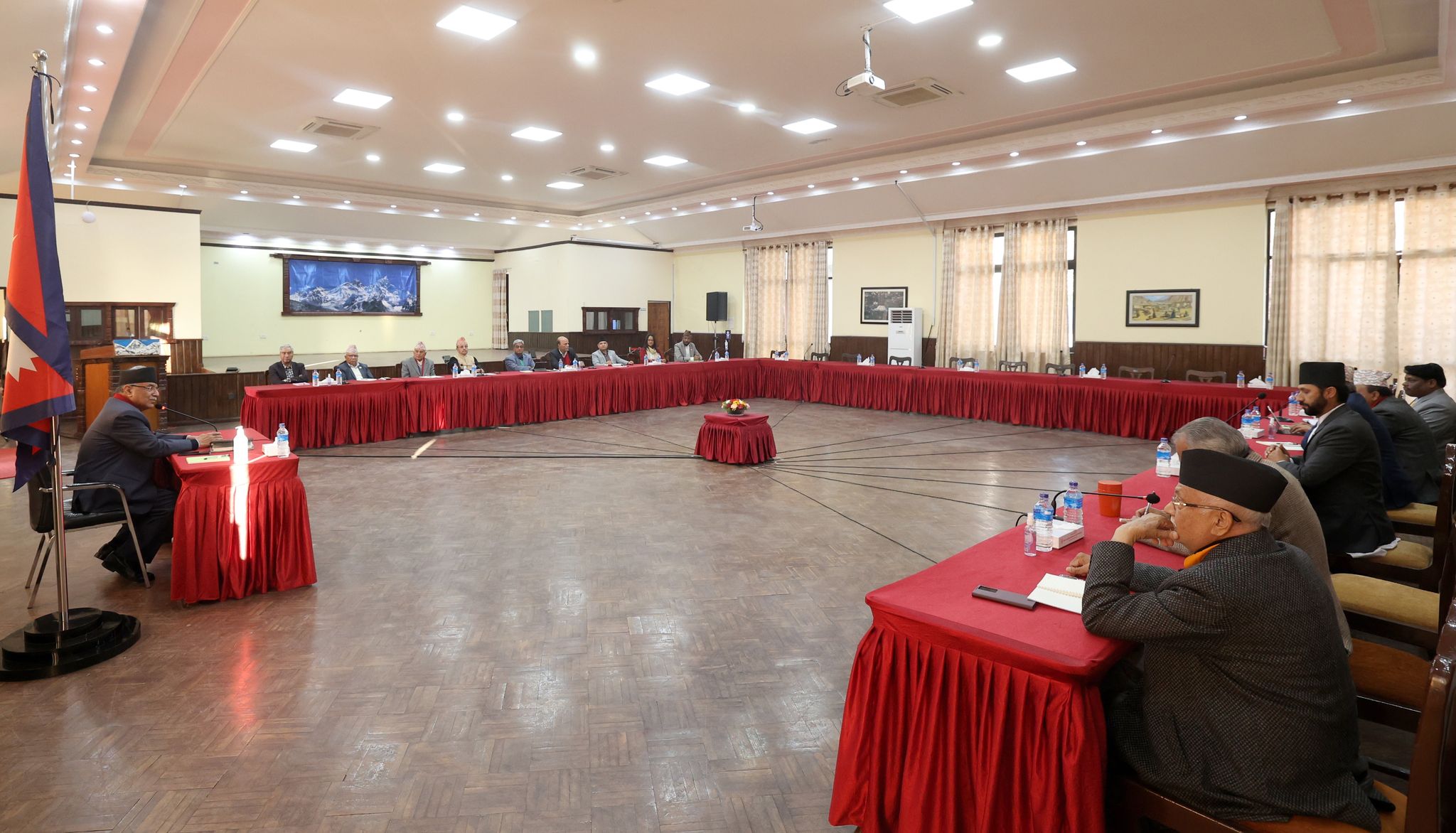 बालुवाटारमा सर्वदलीय बैठक,सभामुख निर्वाचनबारे छलफल