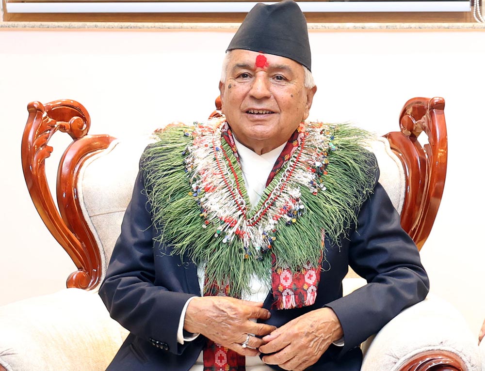 राष्ट्रपति रामचन्द्र पौडेलद्वारा कांग्रेसको जिम्मेवारीबाट राजीनामा