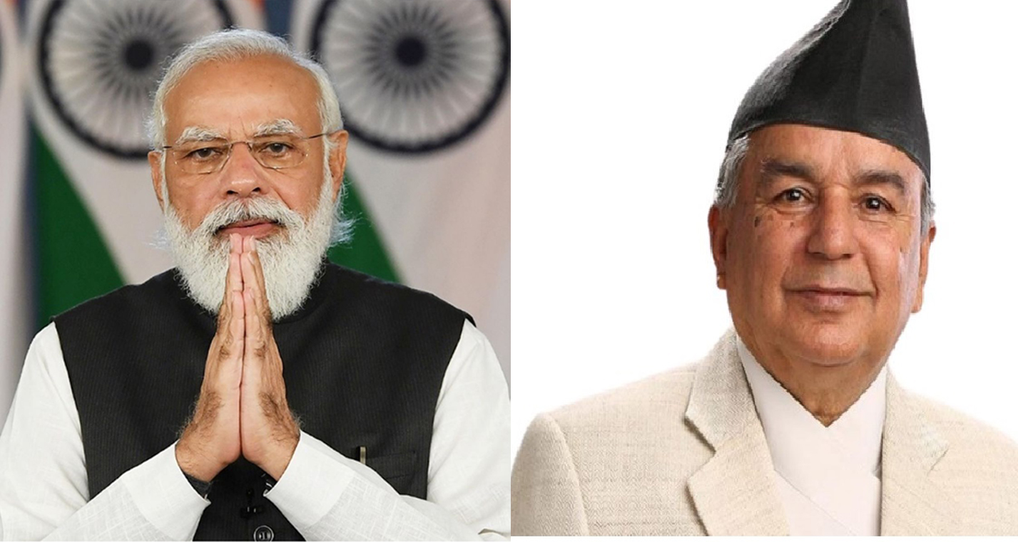 प्रधानमन्त्री मोदीले गरे राष्ट्रपति पौडेलको स्वास्थ्यलाभको कामना