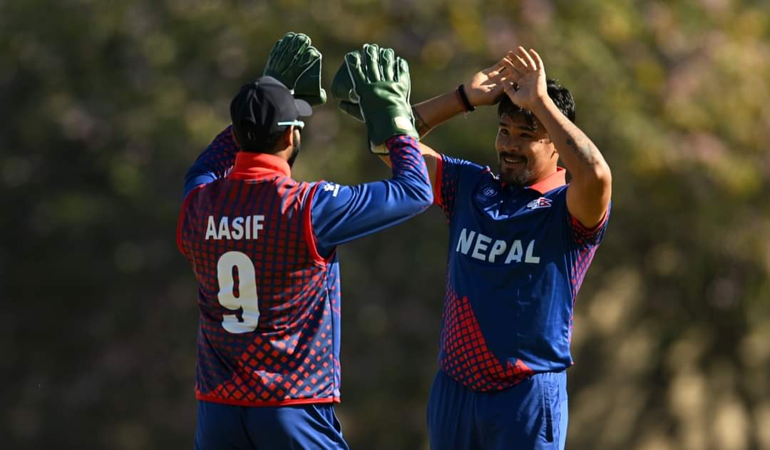 वेष्ट इण्डिजविरुद्ध संघर्षशील नेपाल- ऐरीले दिलाए राहात !