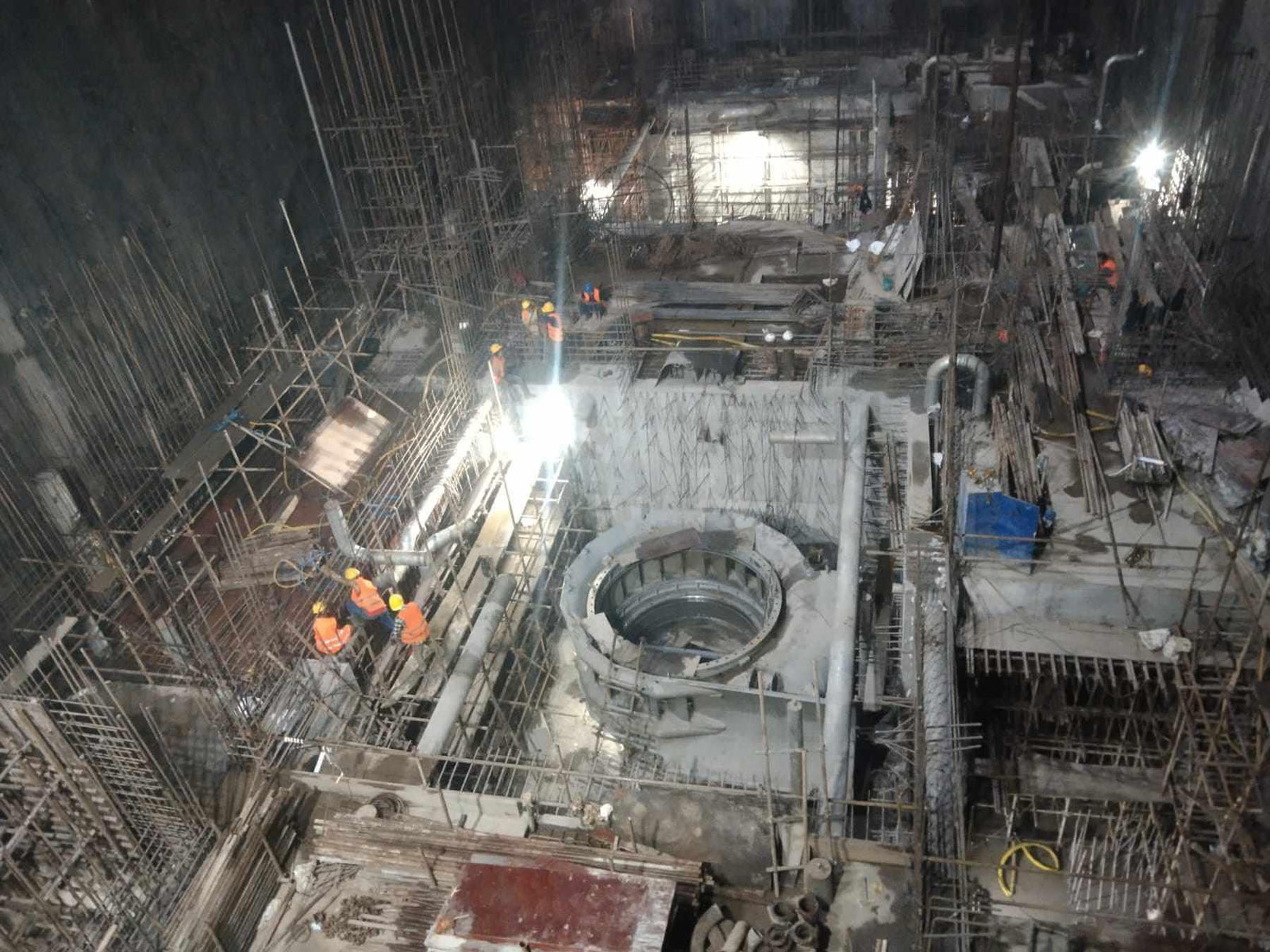 तनहुँको ऋषिङ गाउँपालिका–१ मा भूमिगत विद्युत् गृहमा धमाधम काम