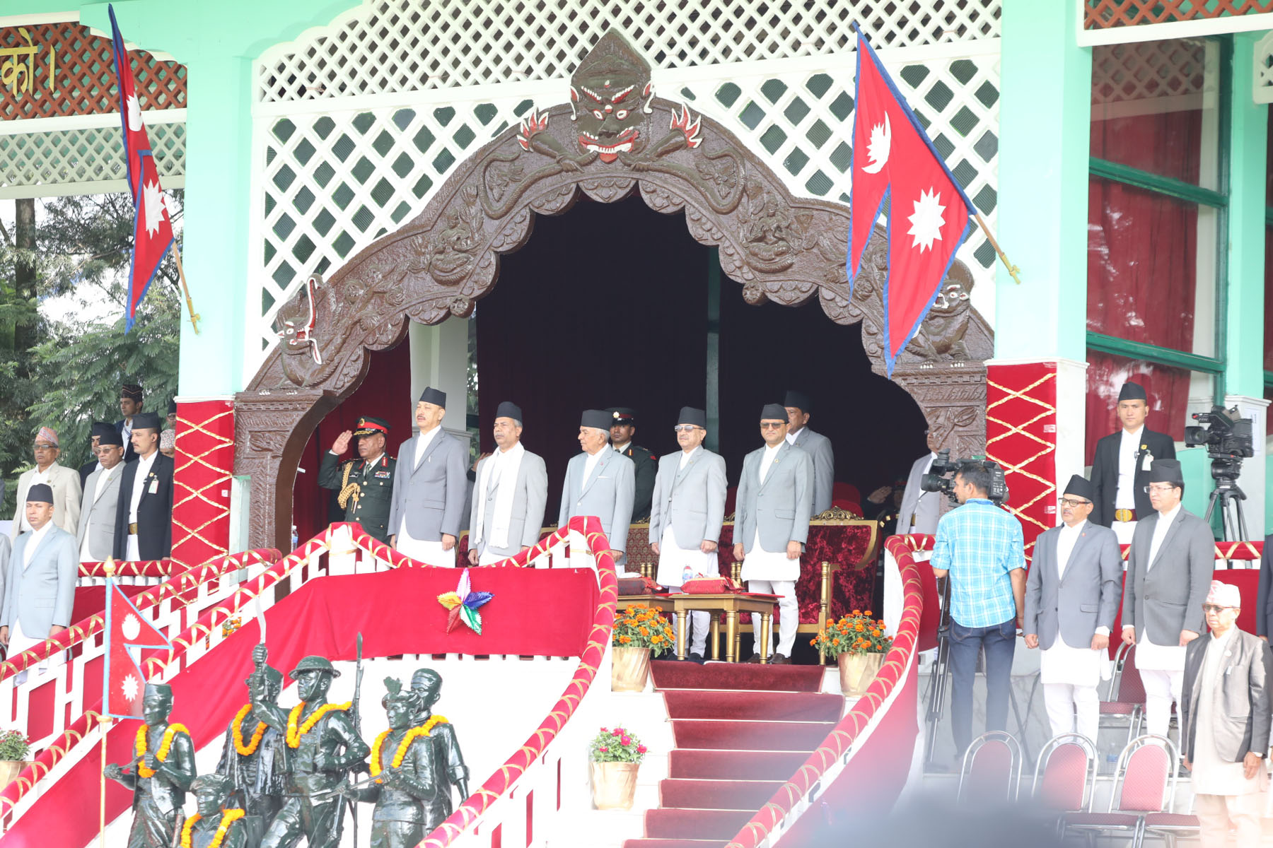 संविधान दिवस टुँडिखेलमा सम्पन्न,मूल समारोहको कार्यक्रममा राष्ट्रपति रामचन्द्र पौडेल सहभागी