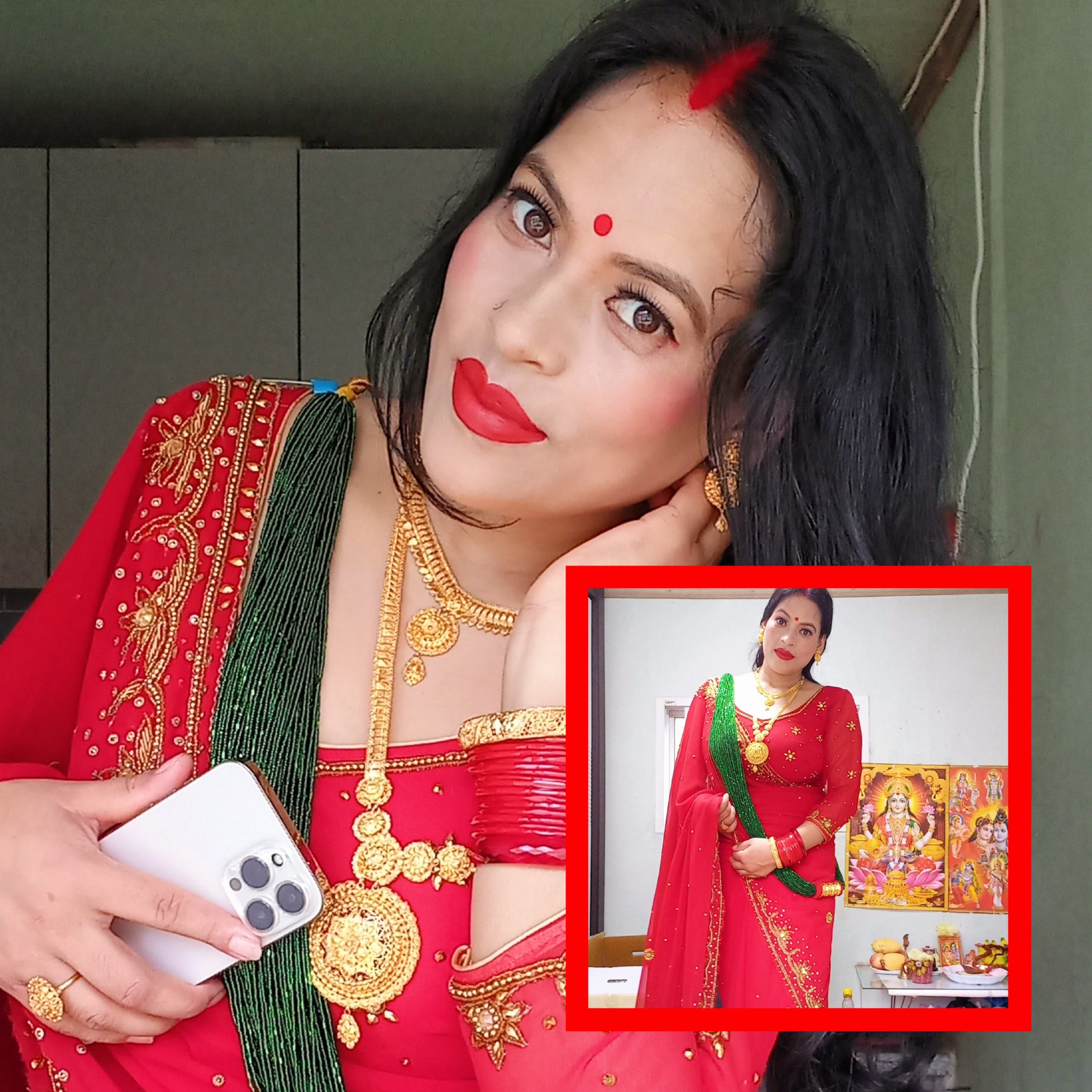 यो सालनी पर्देशमै तीज – तस्विरमा सविना कार्की