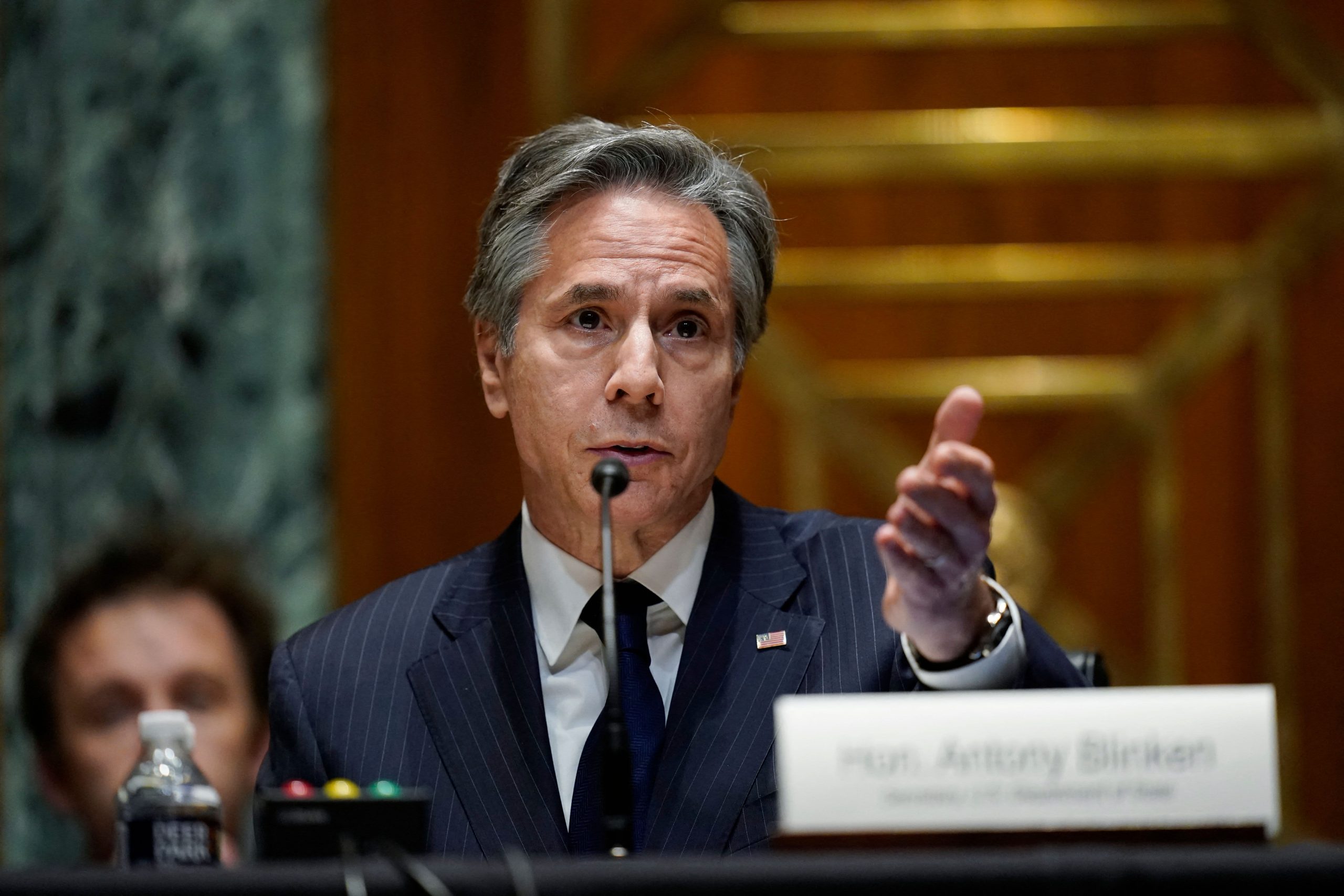 मध्यपूर्वको शान्तिका लागि आफ्नो ‘प्रभाव’ प्रयोग गर्न चीनलाई अमेरिकी विदेशमन्त्री एन्टोनीको आग्रह