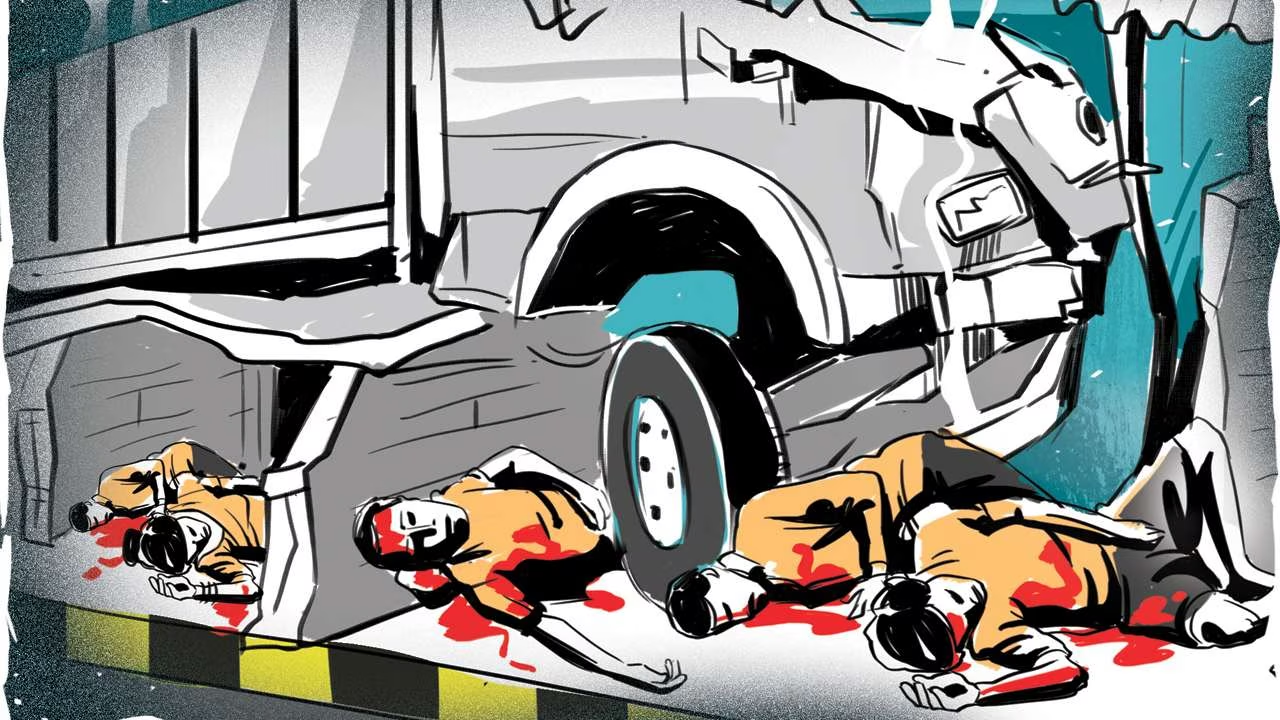 ट्रकले ठक्करबाट एकै परिवारका पाँच जना नेपालीको मृत्यु