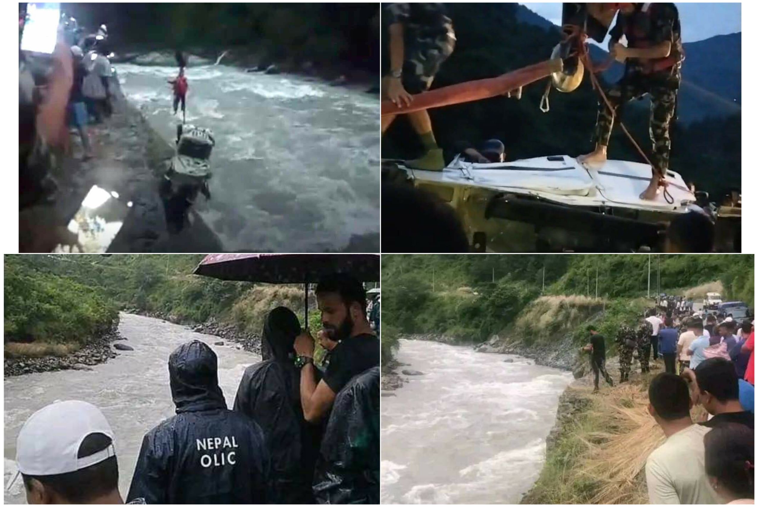 भोटेकोशीमा बोलेरो दुर्घटना, सवार व्यक्तिको खोजी कार्य जारी