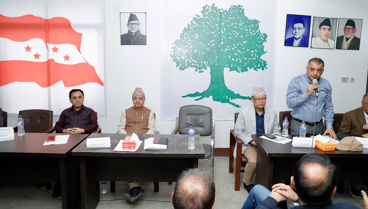 महाधिवेशनबारे कांग्रेस केन्द्रीय कार्यसमितिको बैठक बस्दै