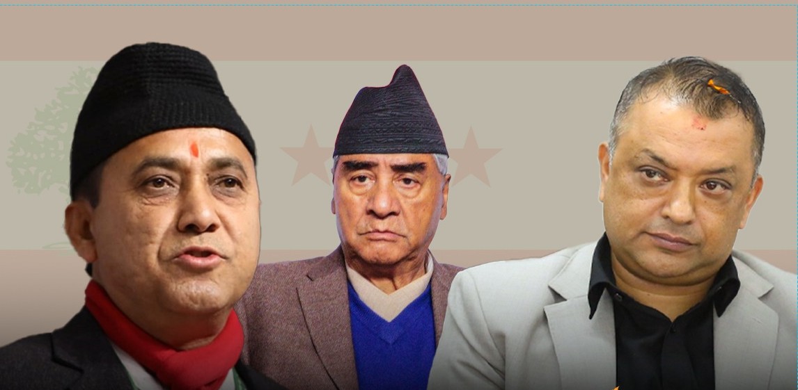 विशेष महाधिवेशन पक्षधर नेताहरूले सभापति शेरबहादुर देउवासँग छलफल गर्दै