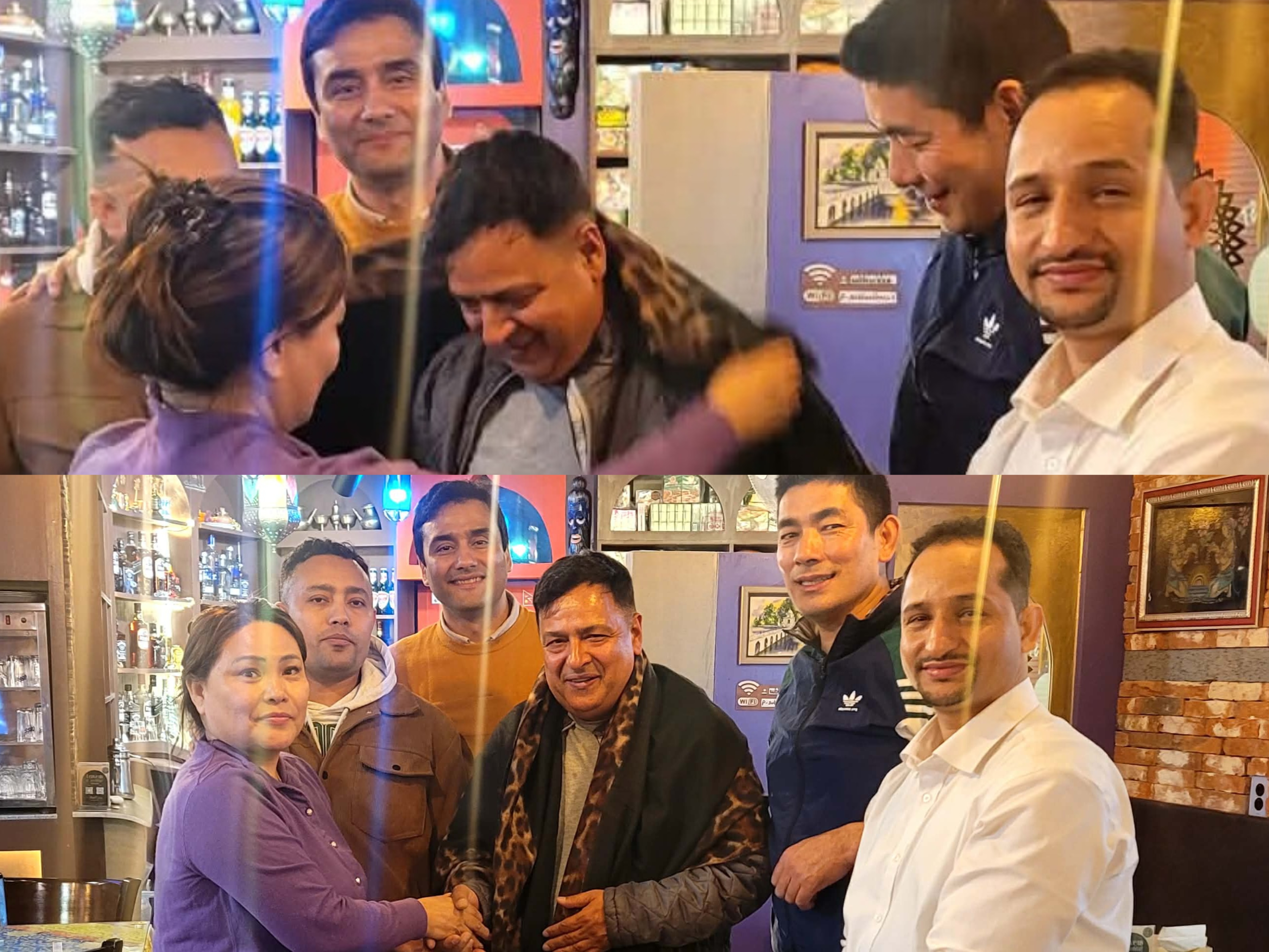 गैरआवासीय नेपाली संघका उपाध्यक्ष गुरुङद्वारा पत्रकार महासंघका व.उपाध्यक्षलाई सम्मान